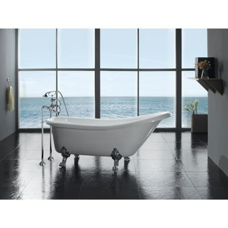 48 inch clawfoot tub single ove decors classic 66inch clawfoot tub with faucet walmartcom 48 inch clawfoot tub single ove decors classic 66inch clawfoot tub with faucet walmartcom